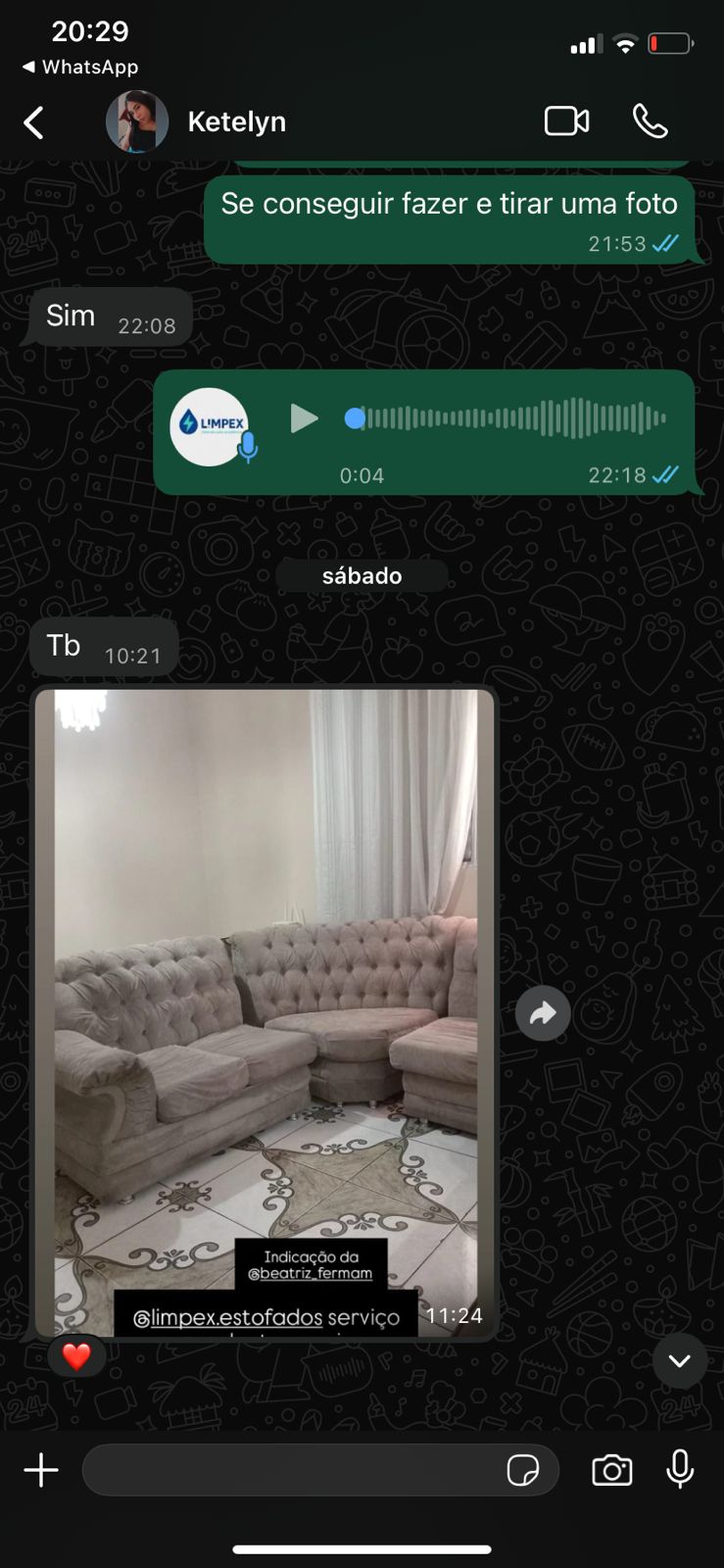 Depoimento de Cliente